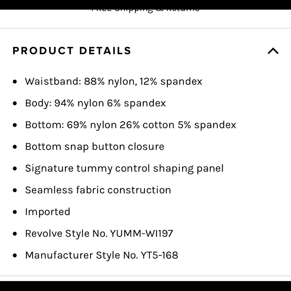 Revolve bodysuit! - Picture 3 of 4